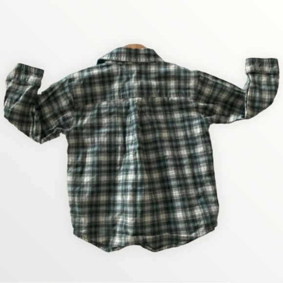 Gap/Old Navy plaid shirt sweater set; size 2T - Picture 6 of 7